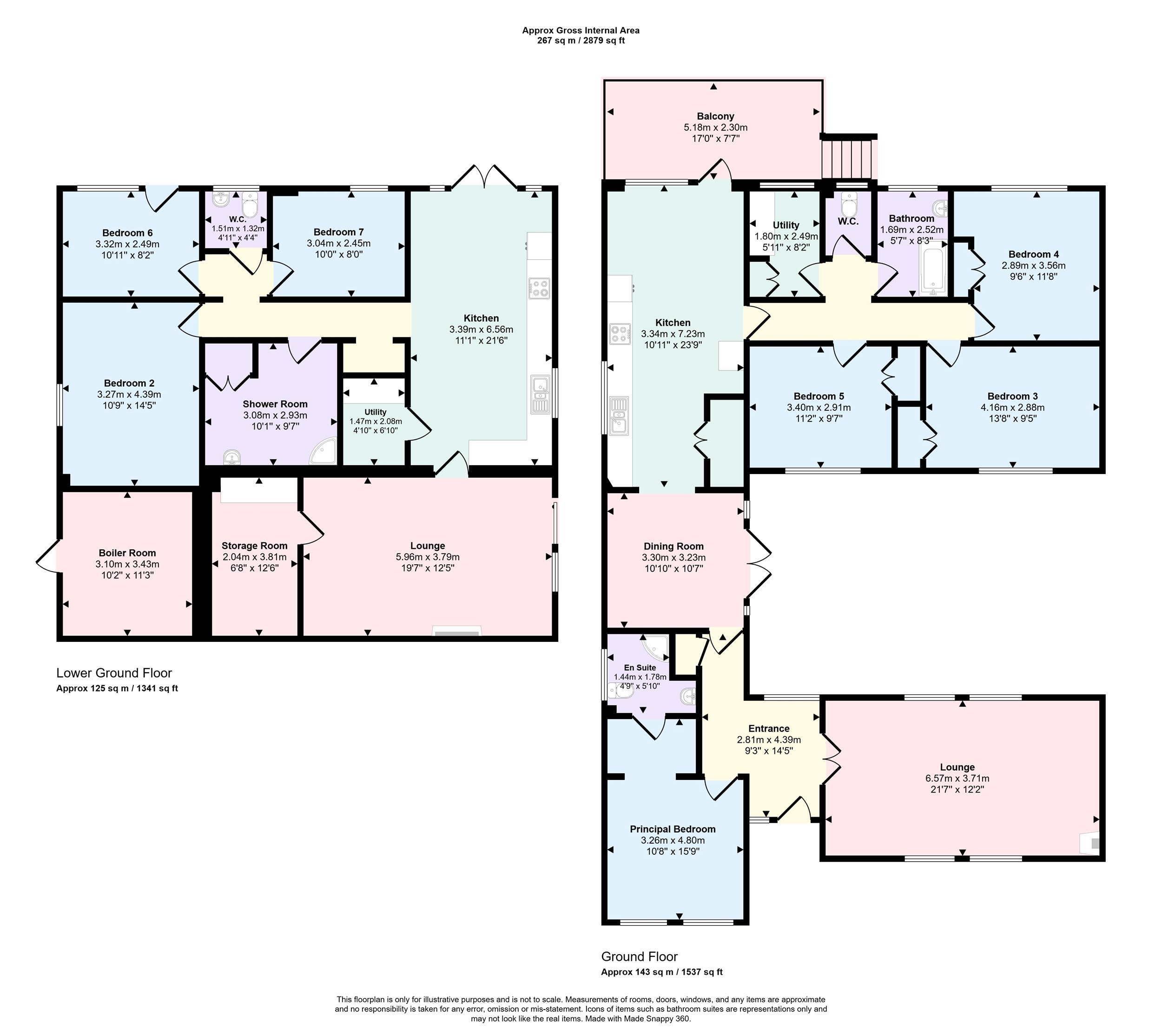 Lian,, Dark Lane, Cornwall floorplan