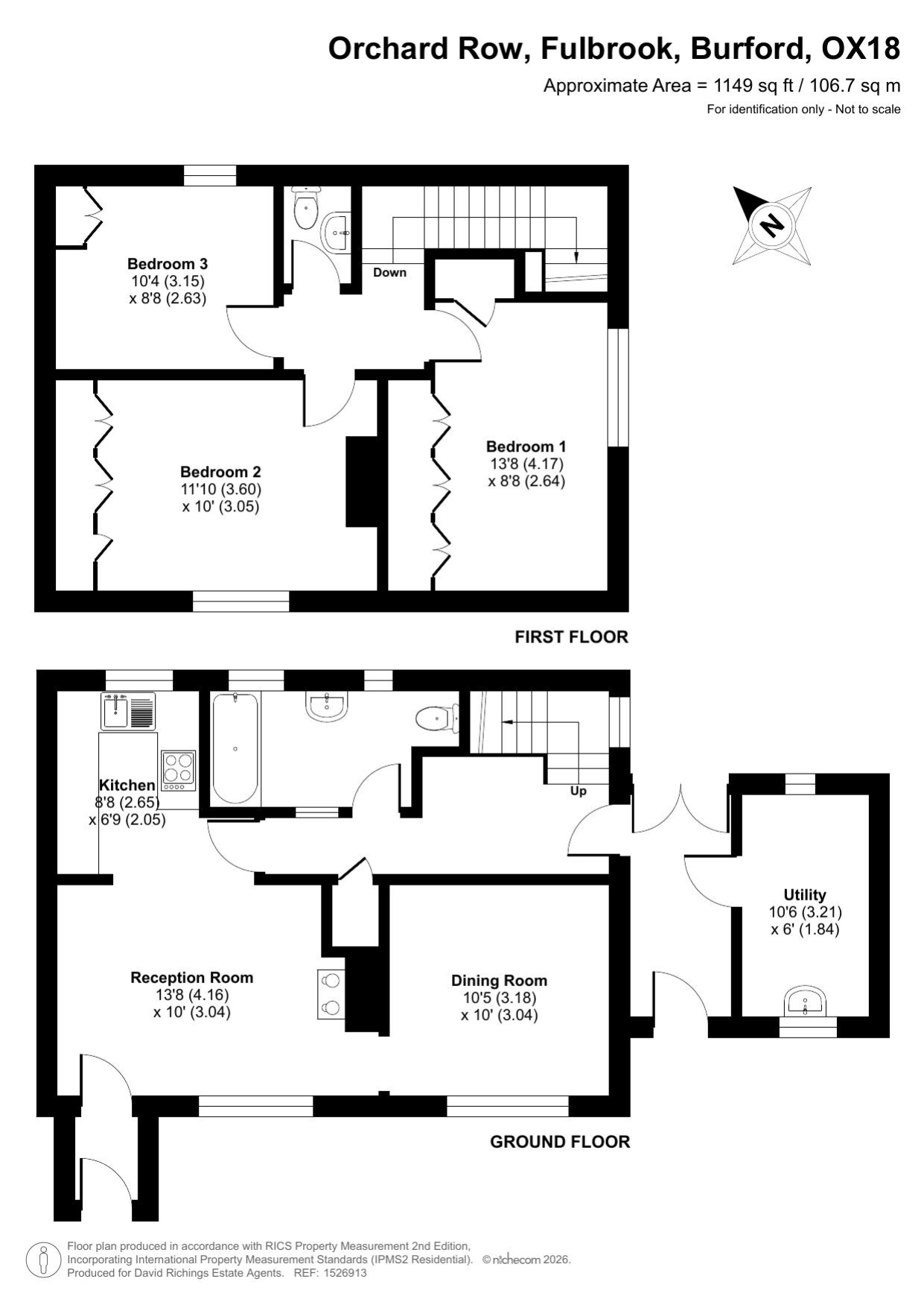 4, Orchard Row, Burford floorplan