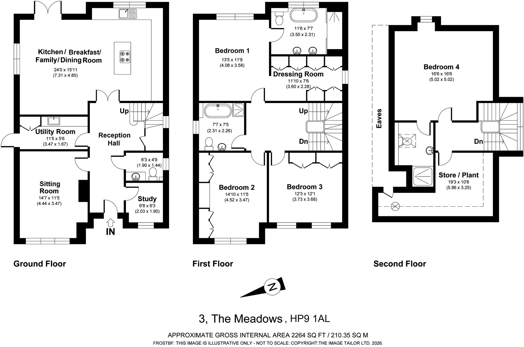Plot 3, 17 Meadow Lane, Beaconsfield floorplan