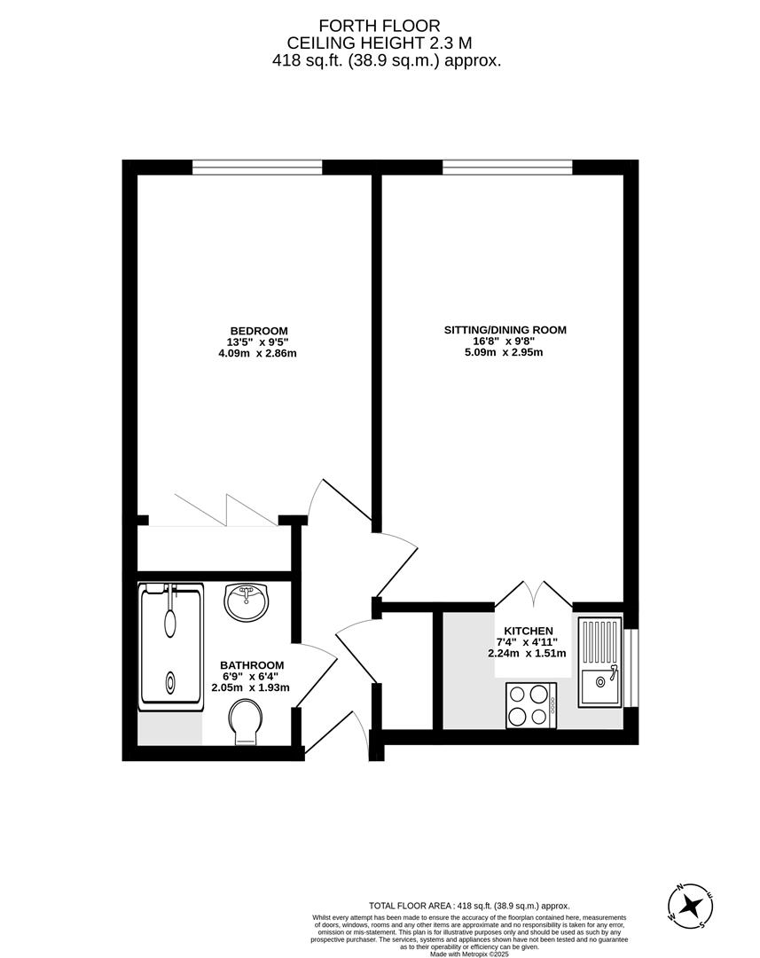 23 Fitzwilliam Court, Bartin Close, Ecclesall floorplan