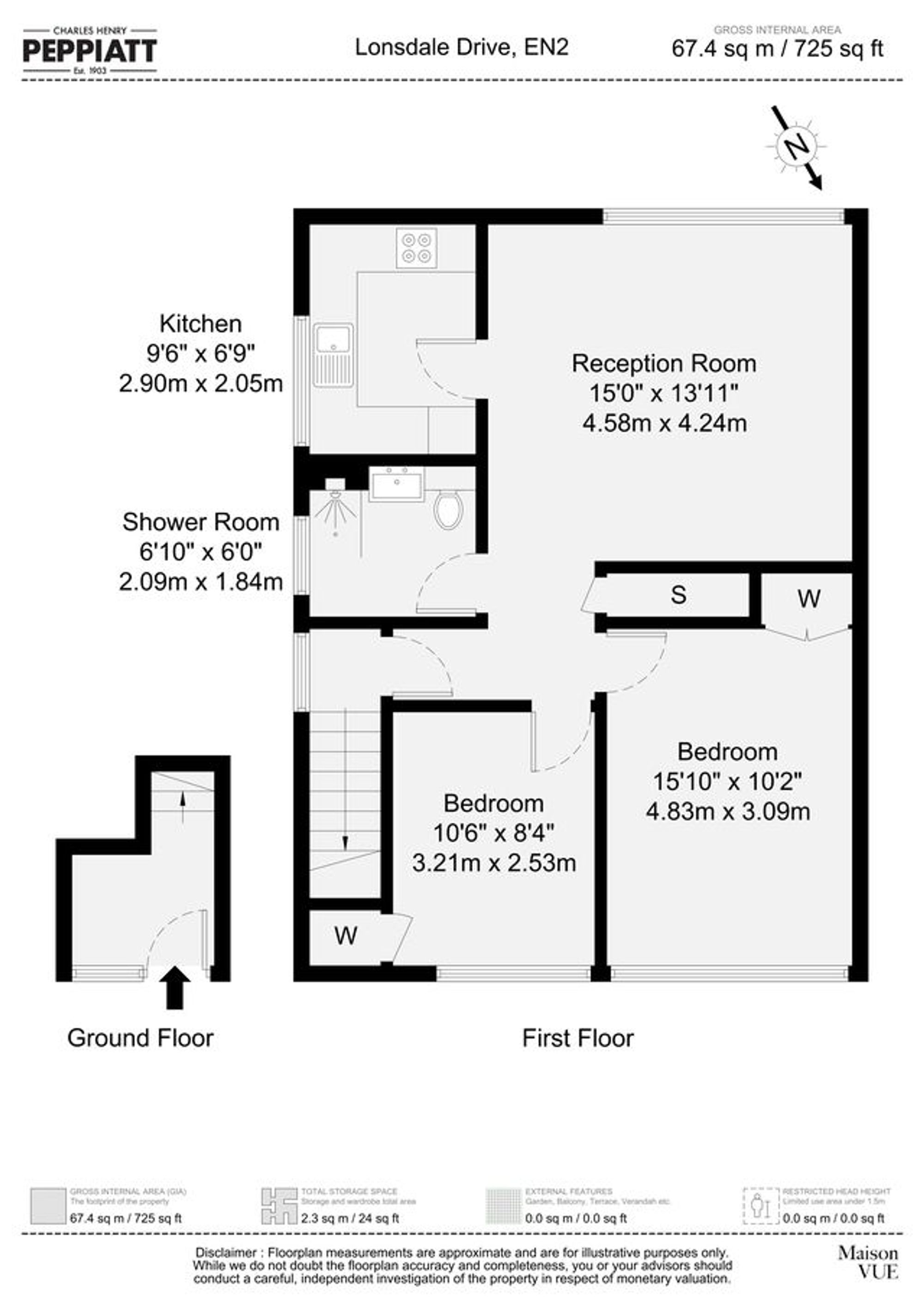 99 Lonsdale Drive, Enfield floorplan