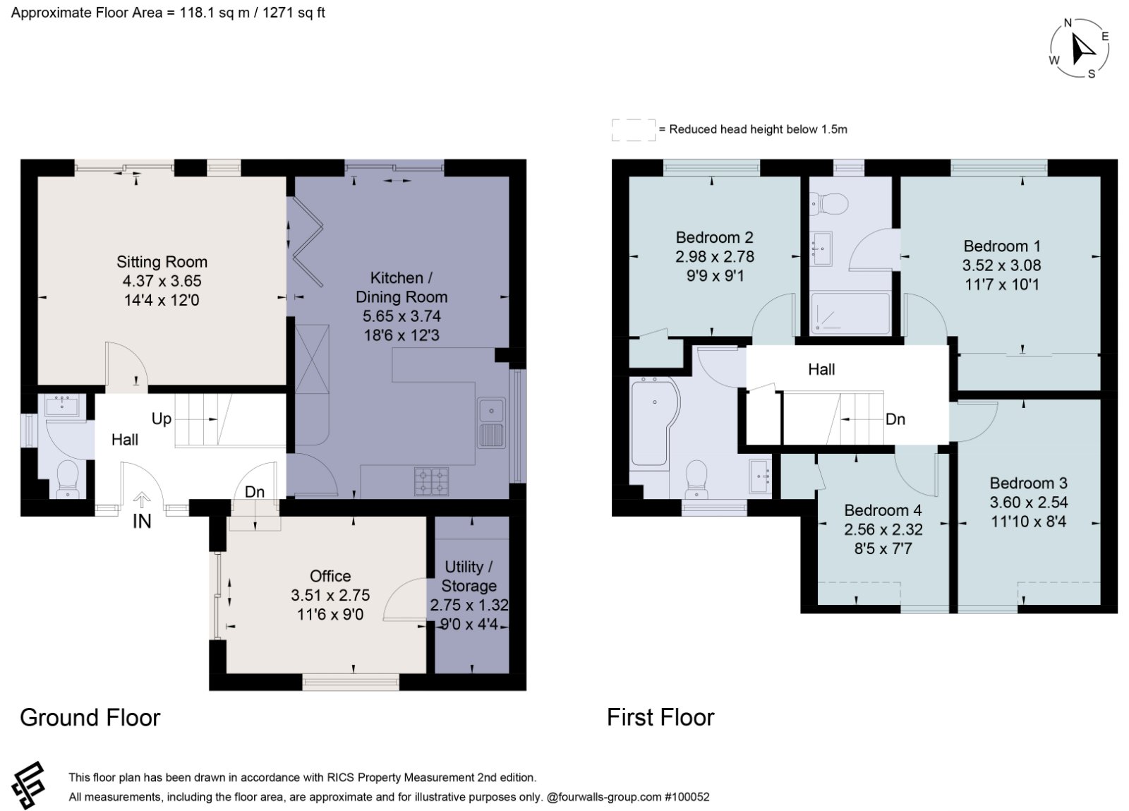 54B,, School Road, Cheltenham floorplan
