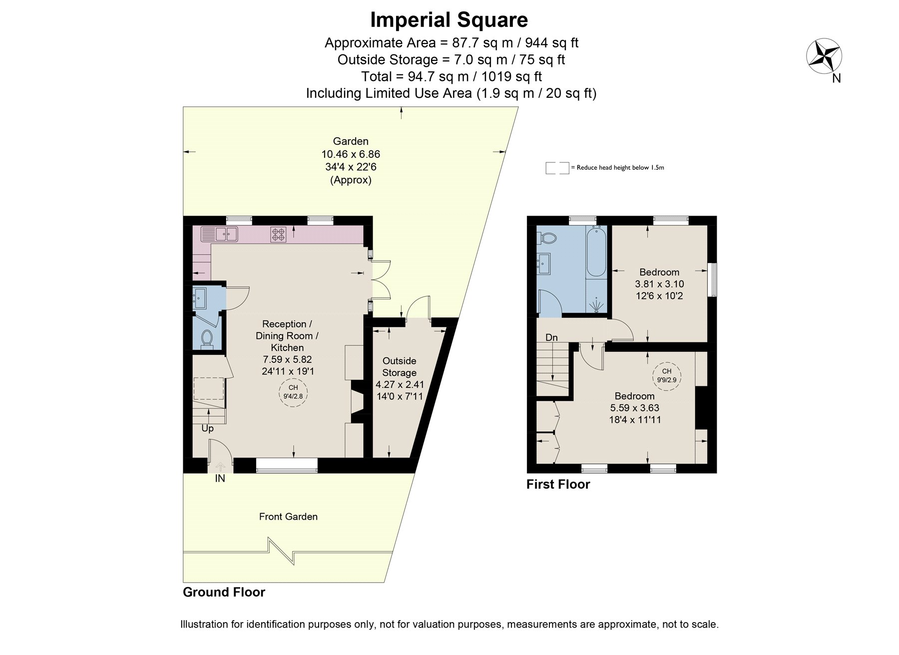 16, Imperial Square, London floorplan