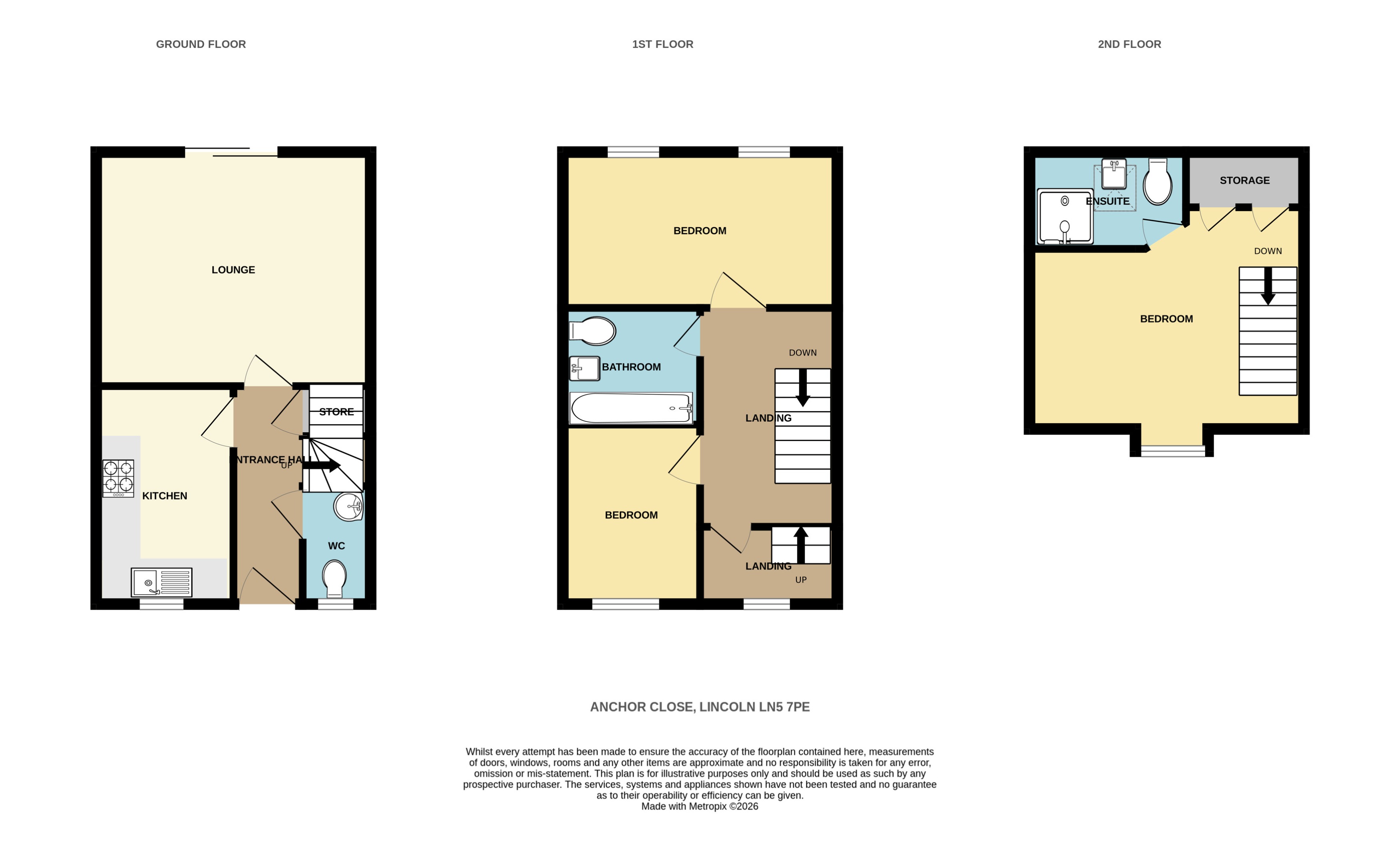 4, Anchor Close, Lincoln floorplan