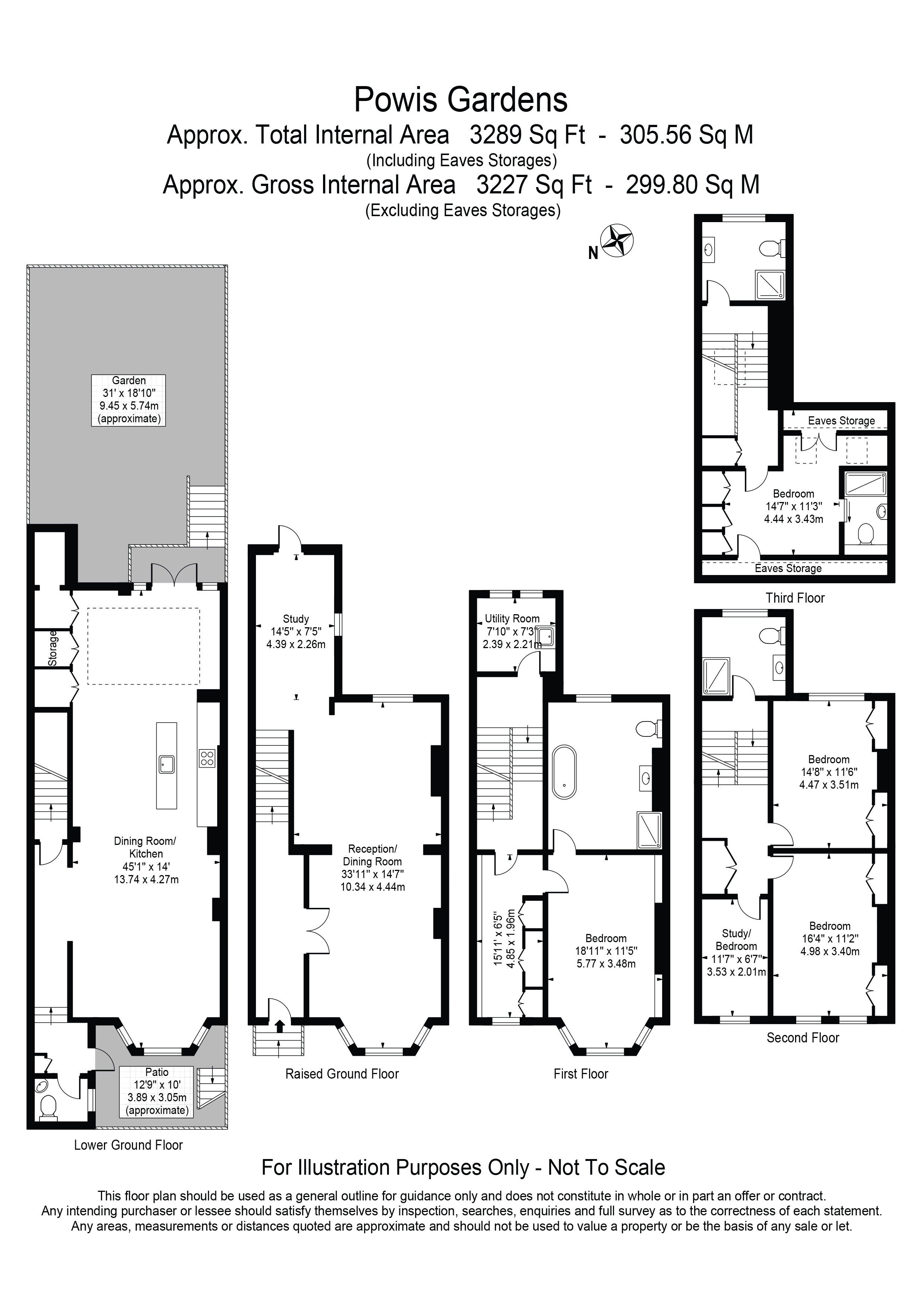 7, Powis Gardens, Notting Hill floorplan