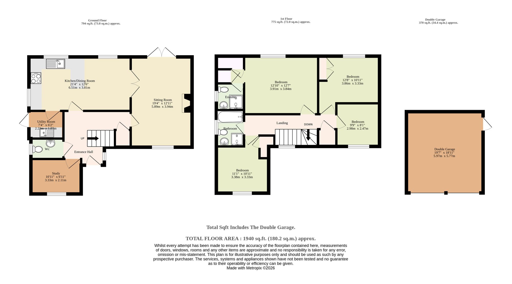 5 Millfields, Saxmundham floorplan