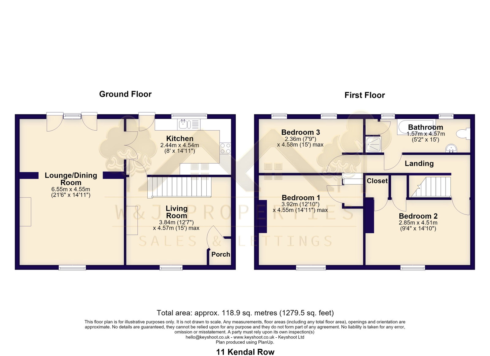 11, Kendal Row, Blackburn floorplan