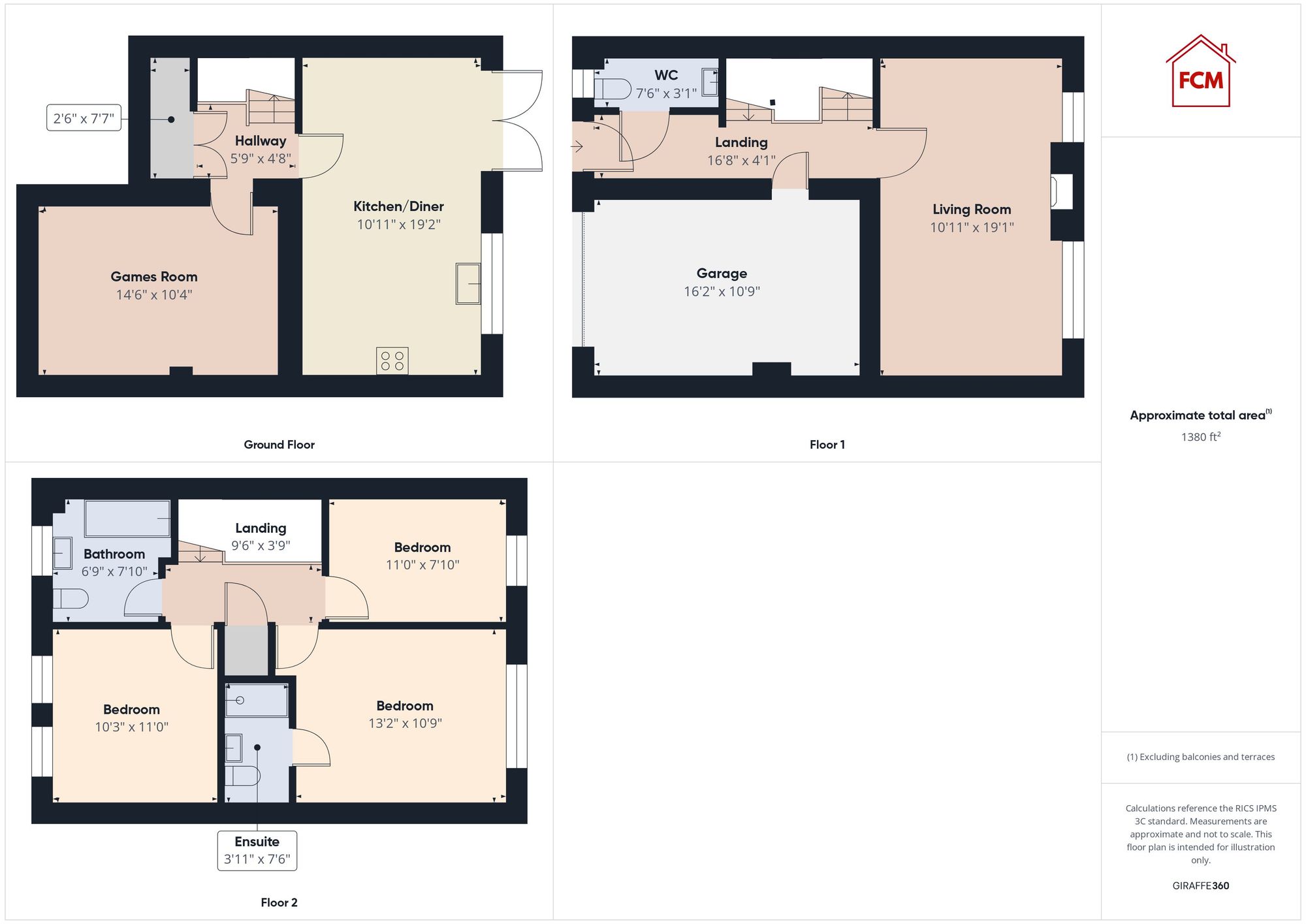 34 Fairladies, St. Bees floorplan