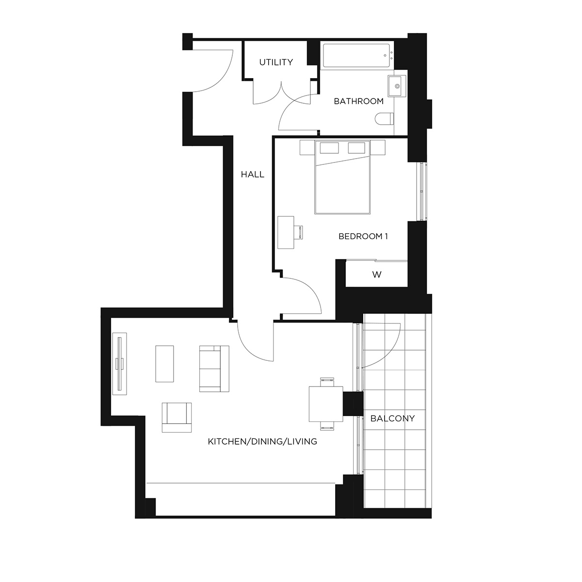 Colindale Gardens, Plot W1.08.03 Colindale Gardens, London floorplan