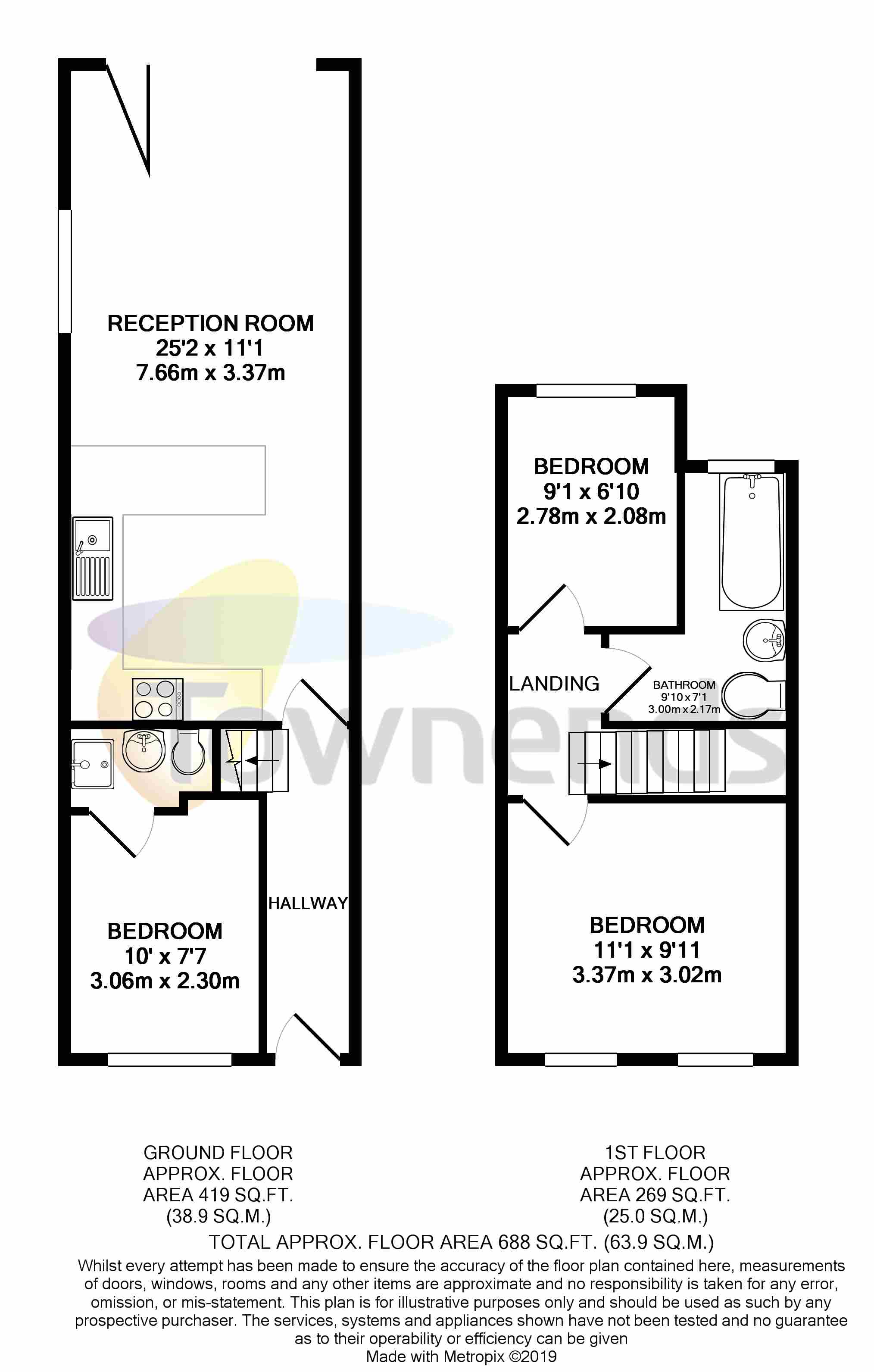 3 Bedrooms  to rent in Fawcett Road, Croydon CR0