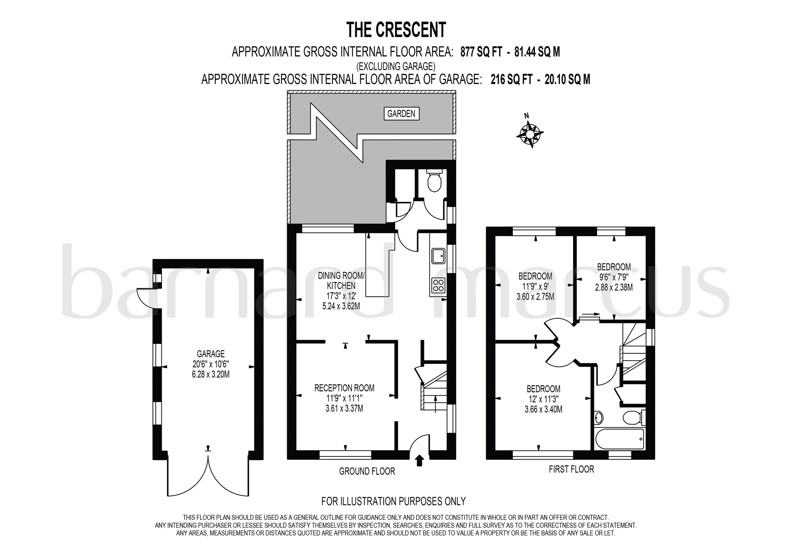 62, The Crescent, Epsom floorplan