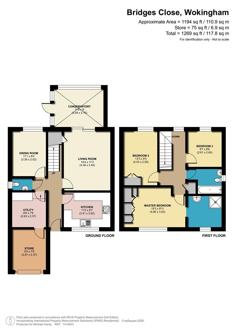 17, Bridges Close, Wokingham floorplan