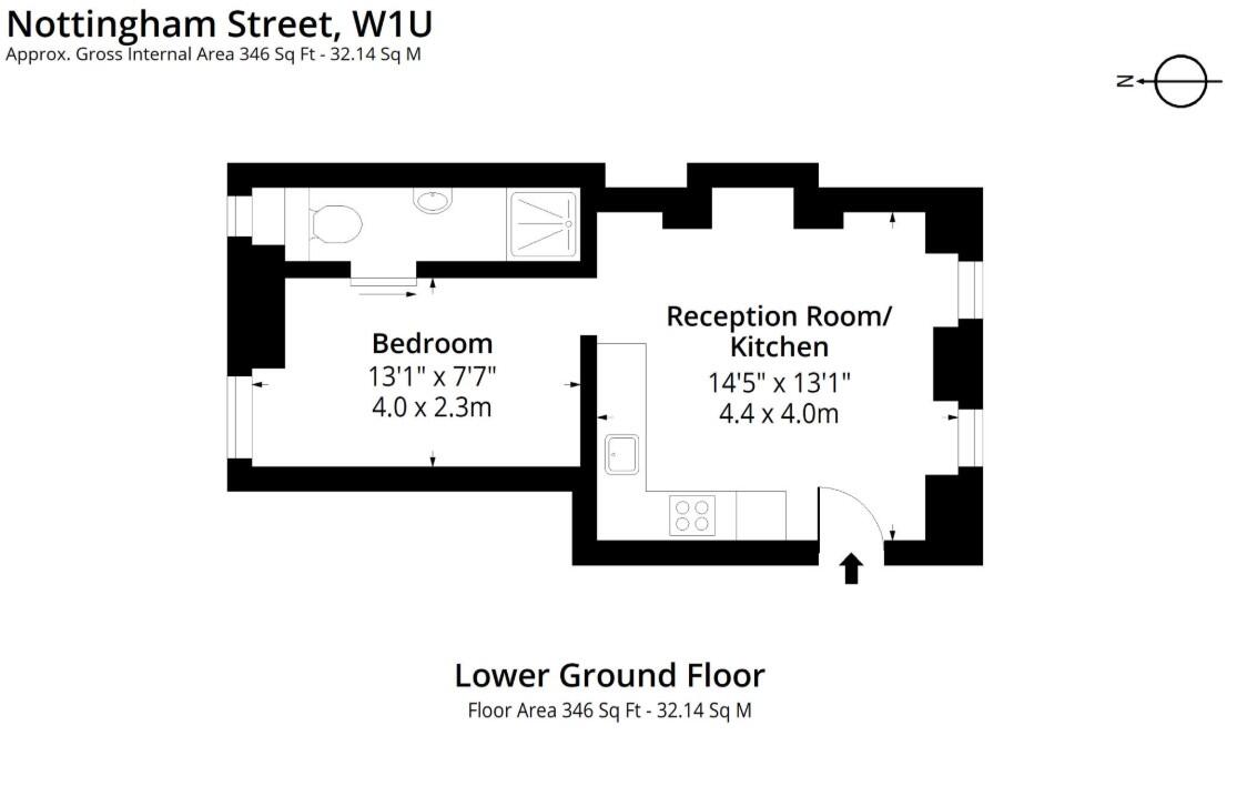 2, Nottingham Street, London floorplan
