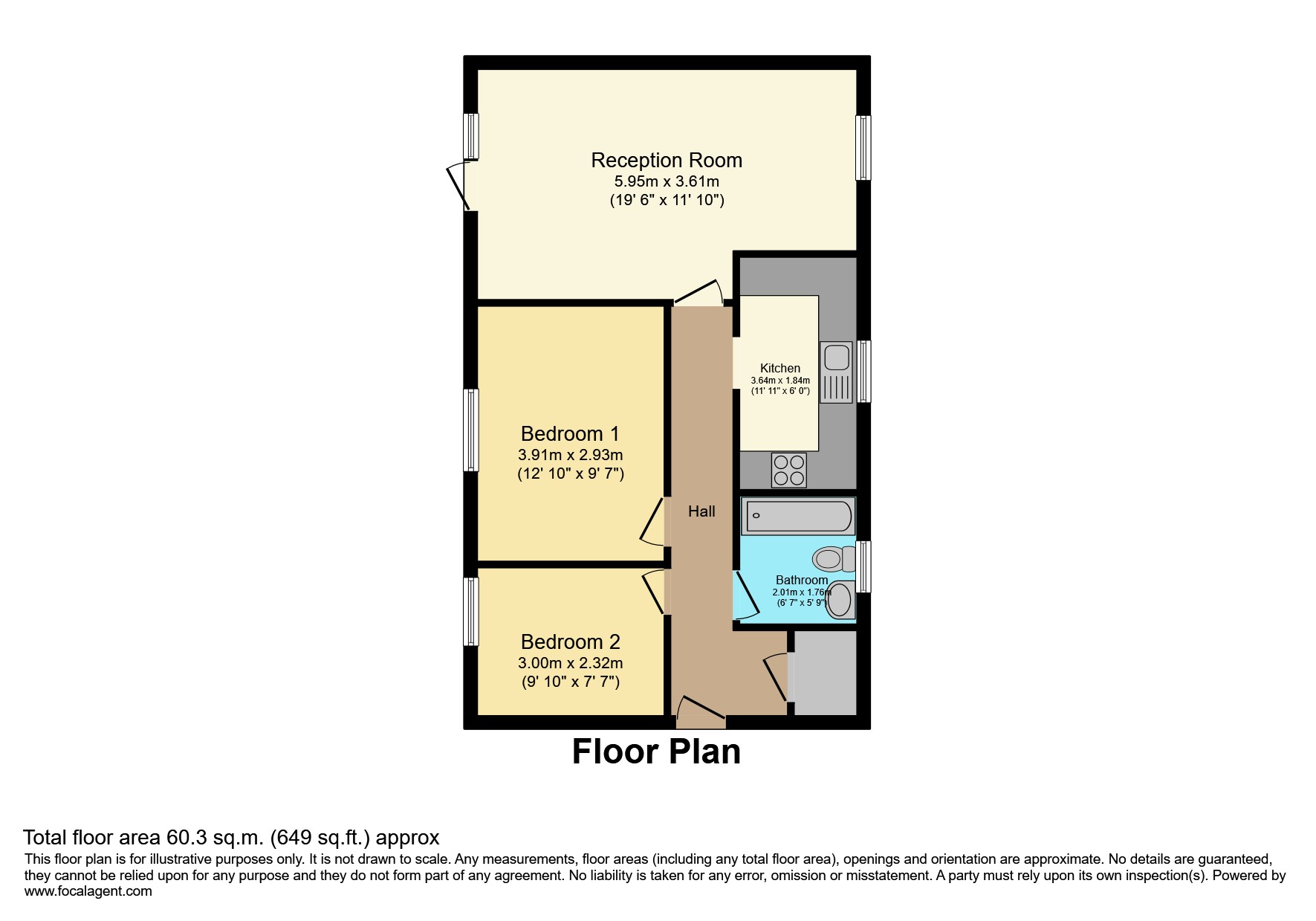 1, Ventnor Road, Sutton floorplan