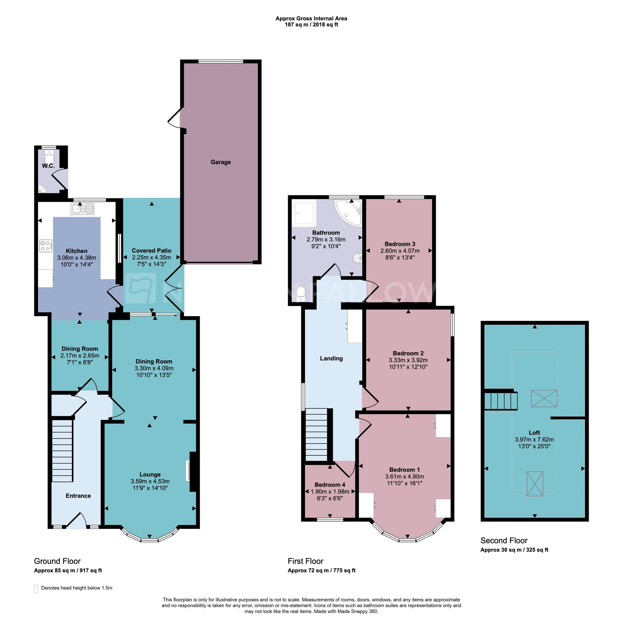 237 Melbourne Road, Ibstock floorplan