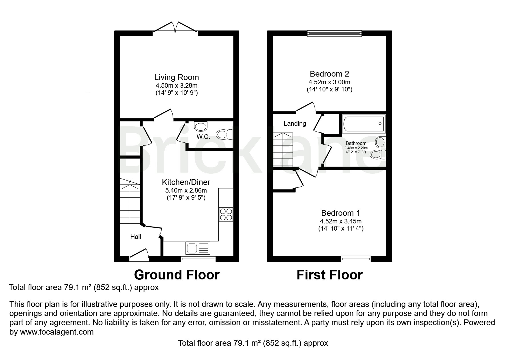 Unknown, Bristol floorplan