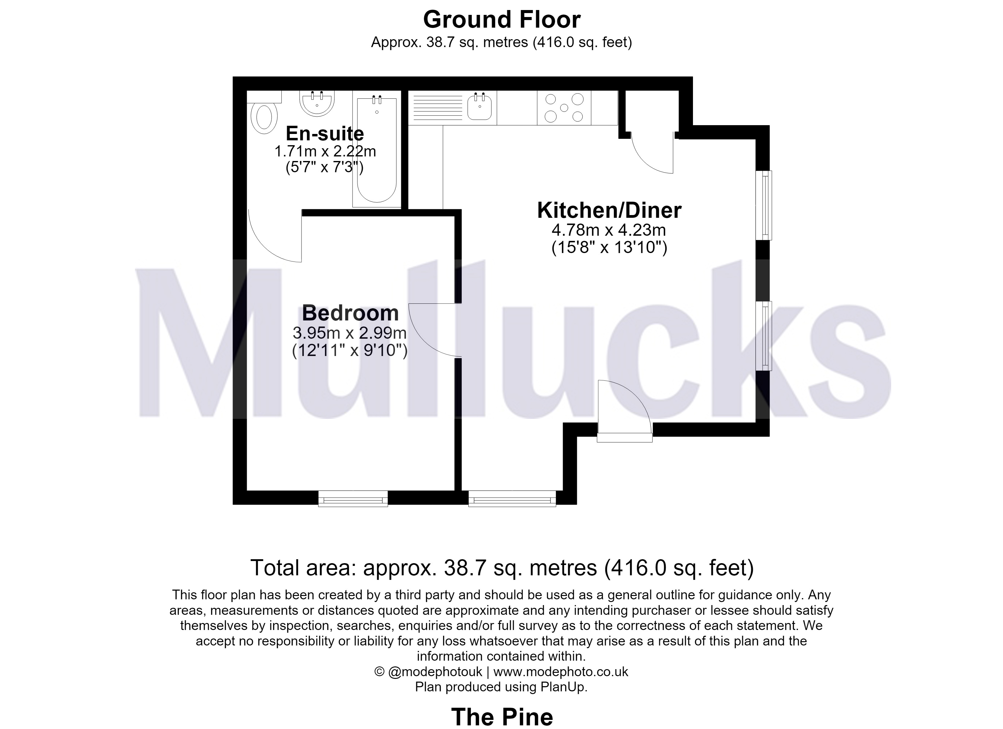 Flat 8 The Pines,, Royston Road, Nr Saffron Walden floorplan