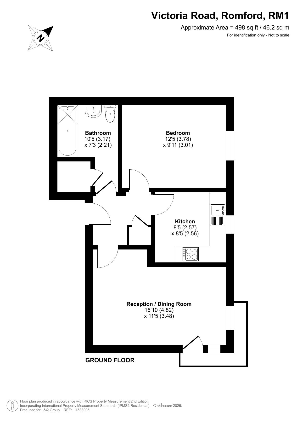 Romford RM1 2EE, Romford floorplan