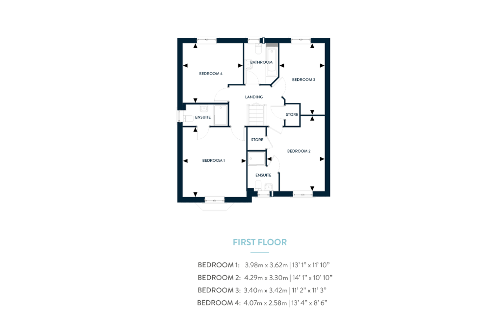 Plot 24, Bickington Park,, Muddlebridge Close, Barnstaple floorplan