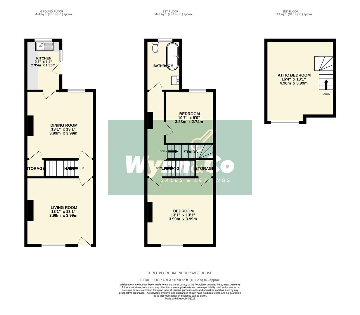 303, Midland Road, Royston floorplan
