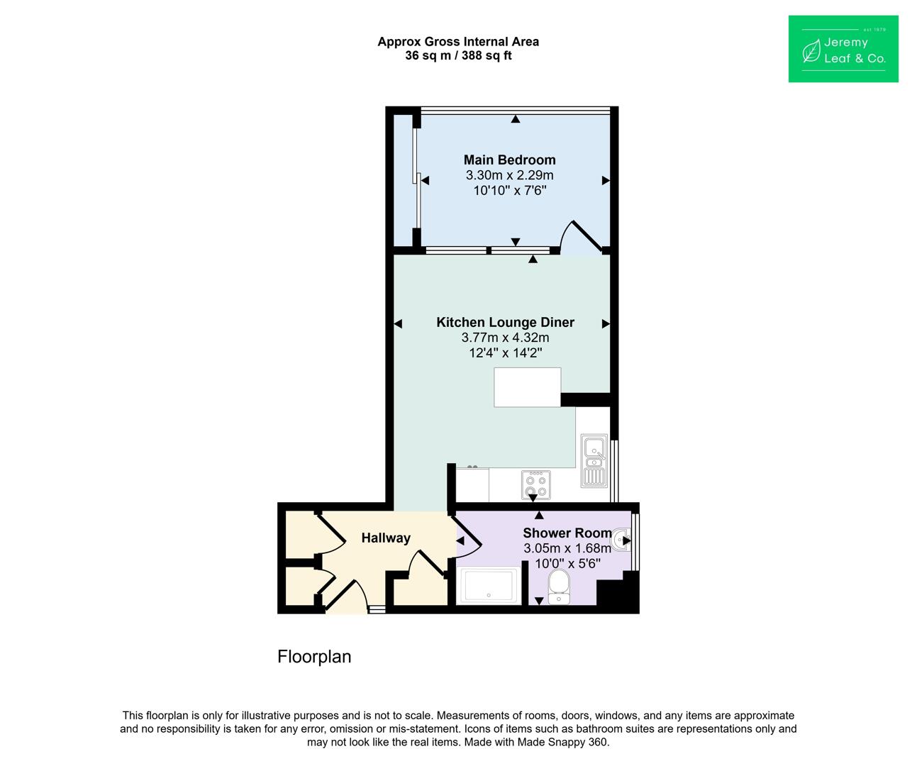 39, Highgate Edge, Great North Road, London floorplan