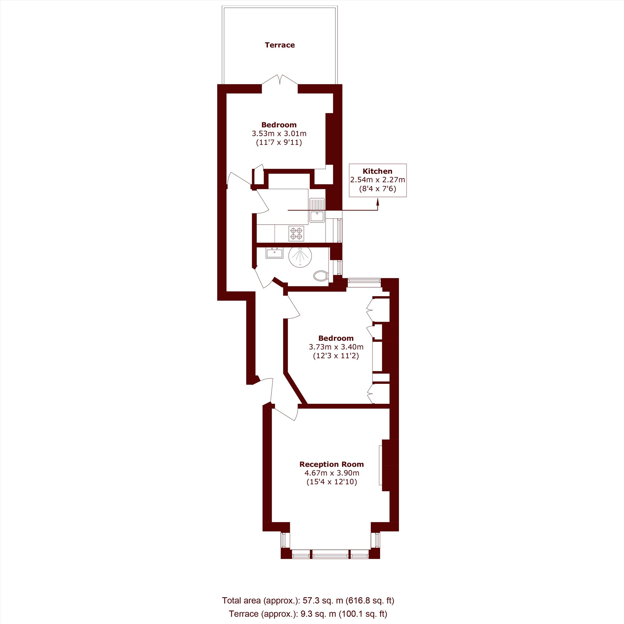 24, Chevening Road, London floorplan