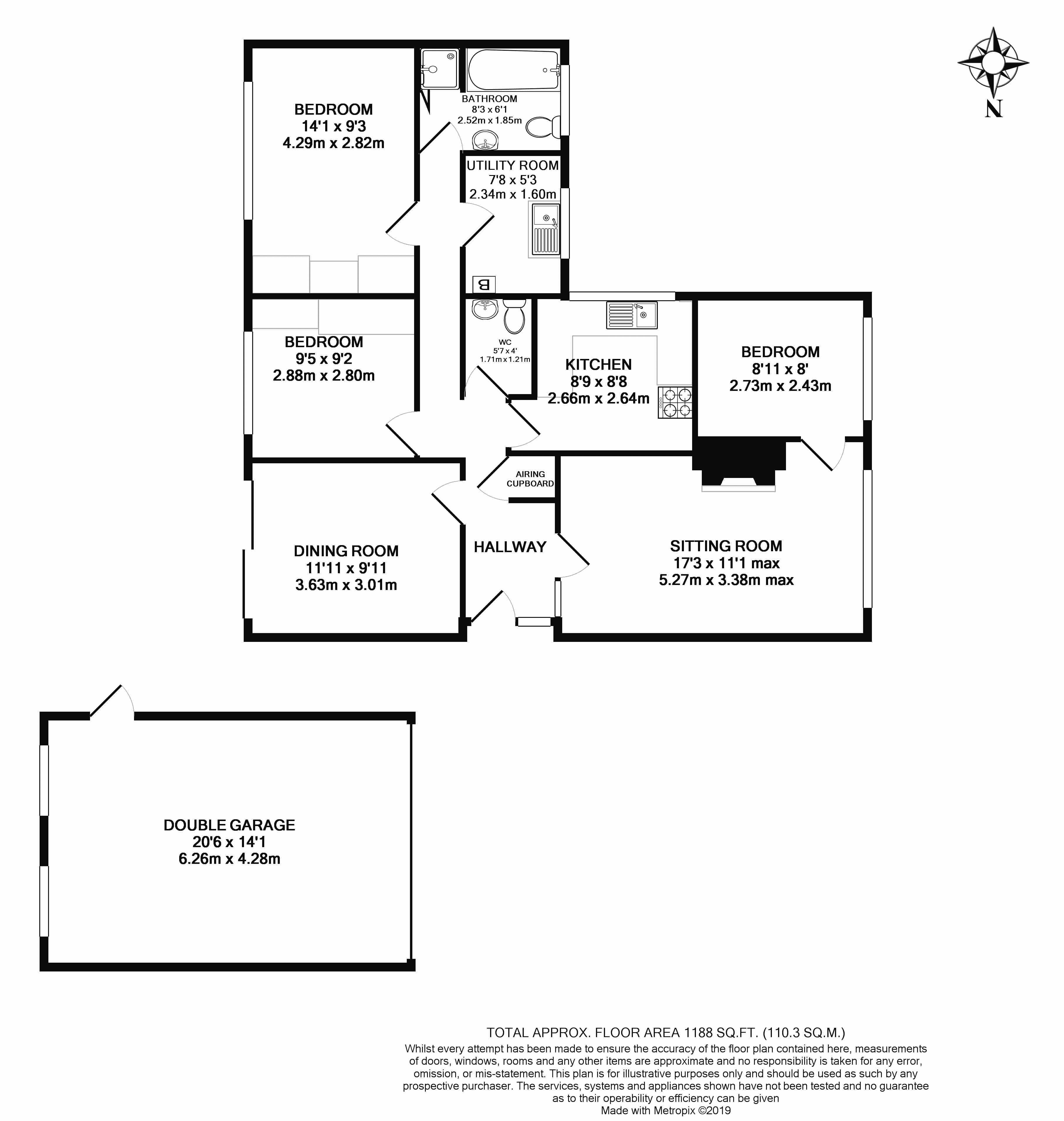 4 Bedrooms Detached bungalow for sale in Sandycroft Road, Churchdown, Gloucester GL3