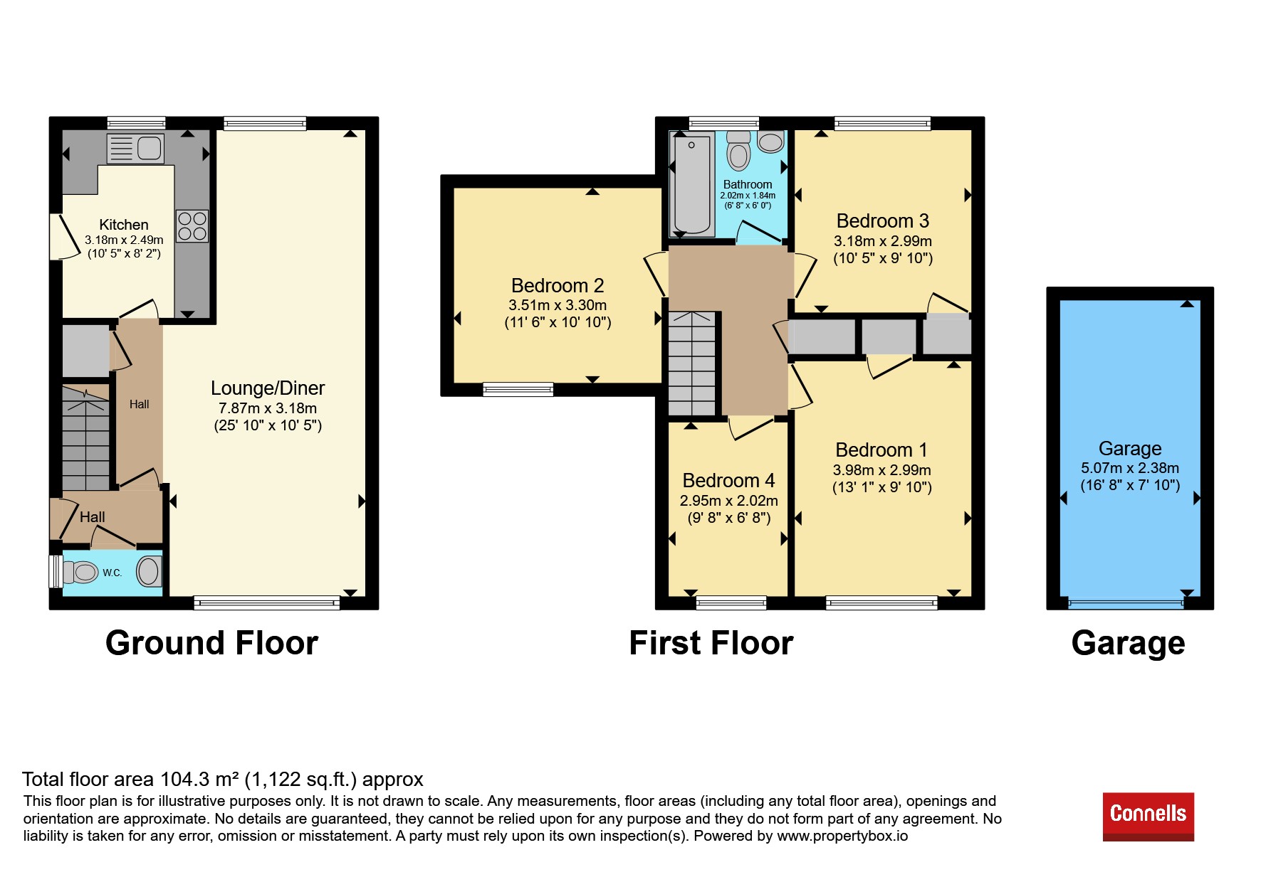 42, The Ridings, Burgess Hill floorplan