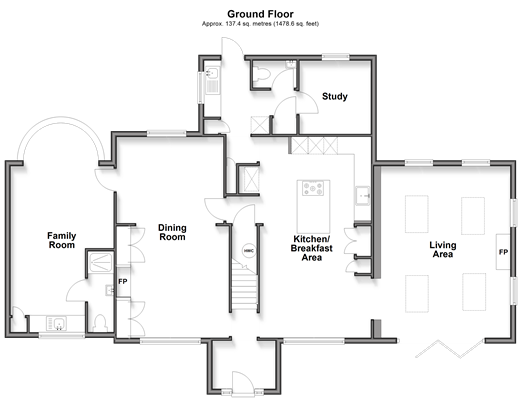 Hartfield Road, Forest Row floorplan