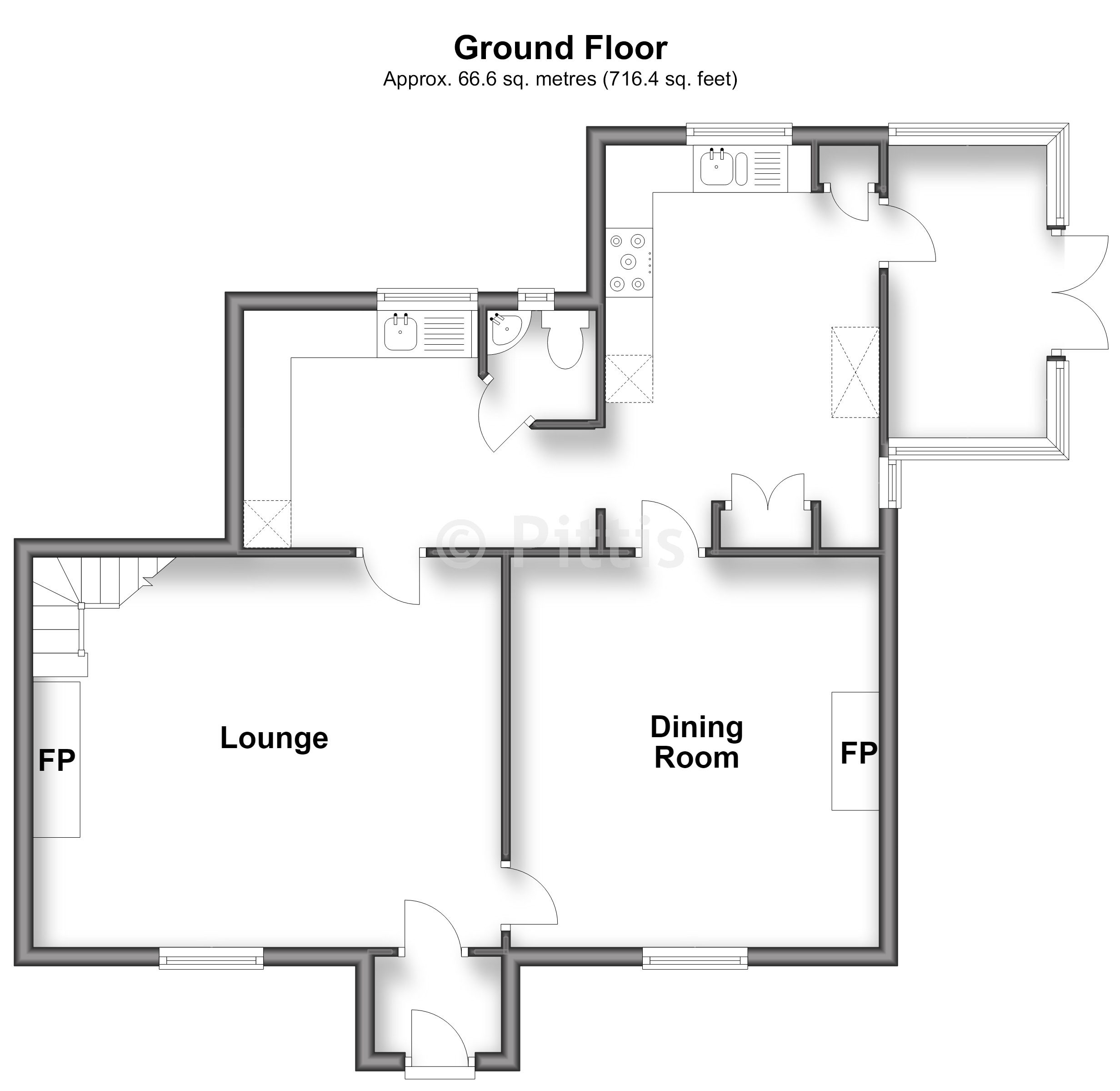 Holliers Cottage, Branstone, Sandown floorplan