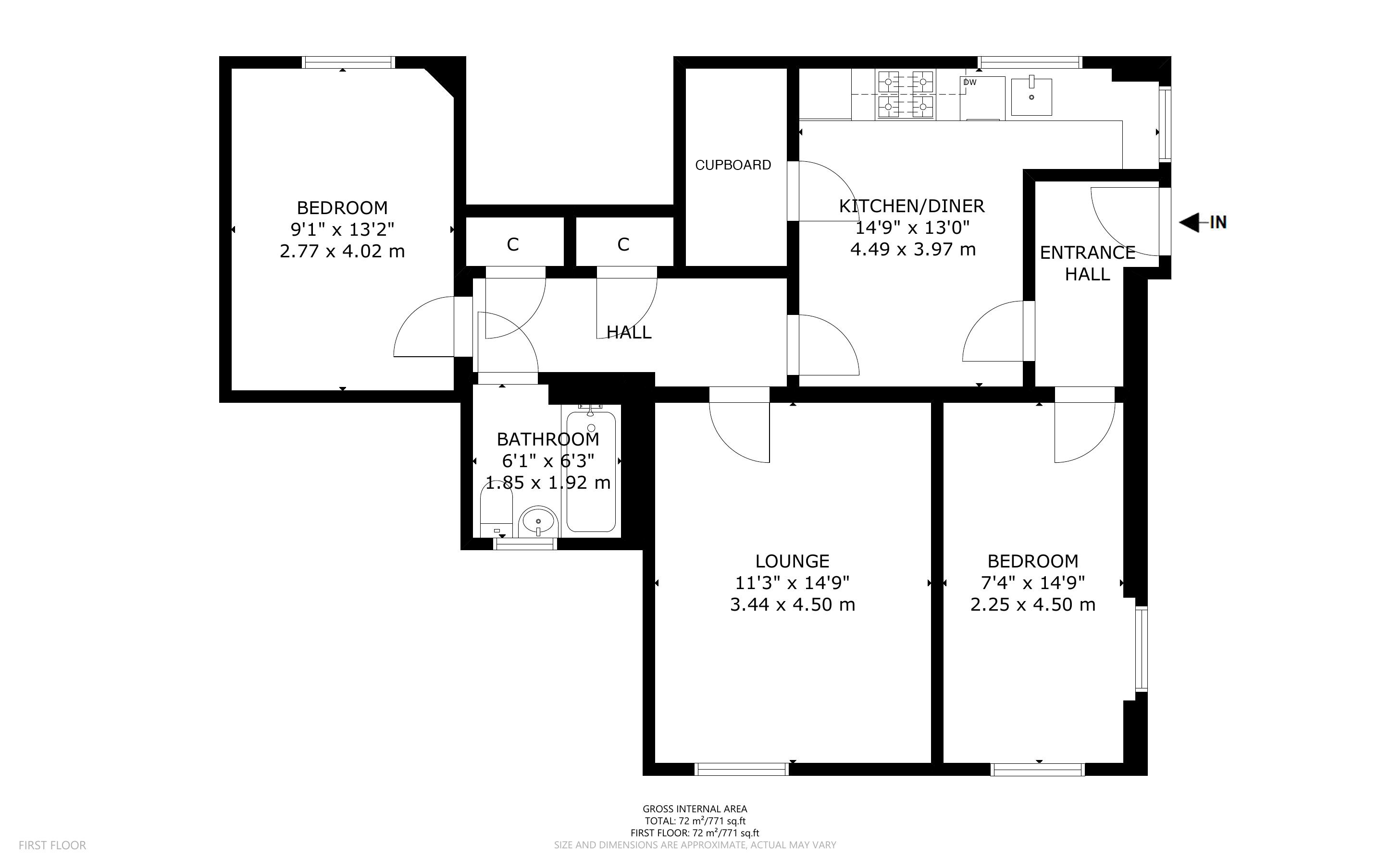 1A, Wardie Steps, Edinburgh floorplan