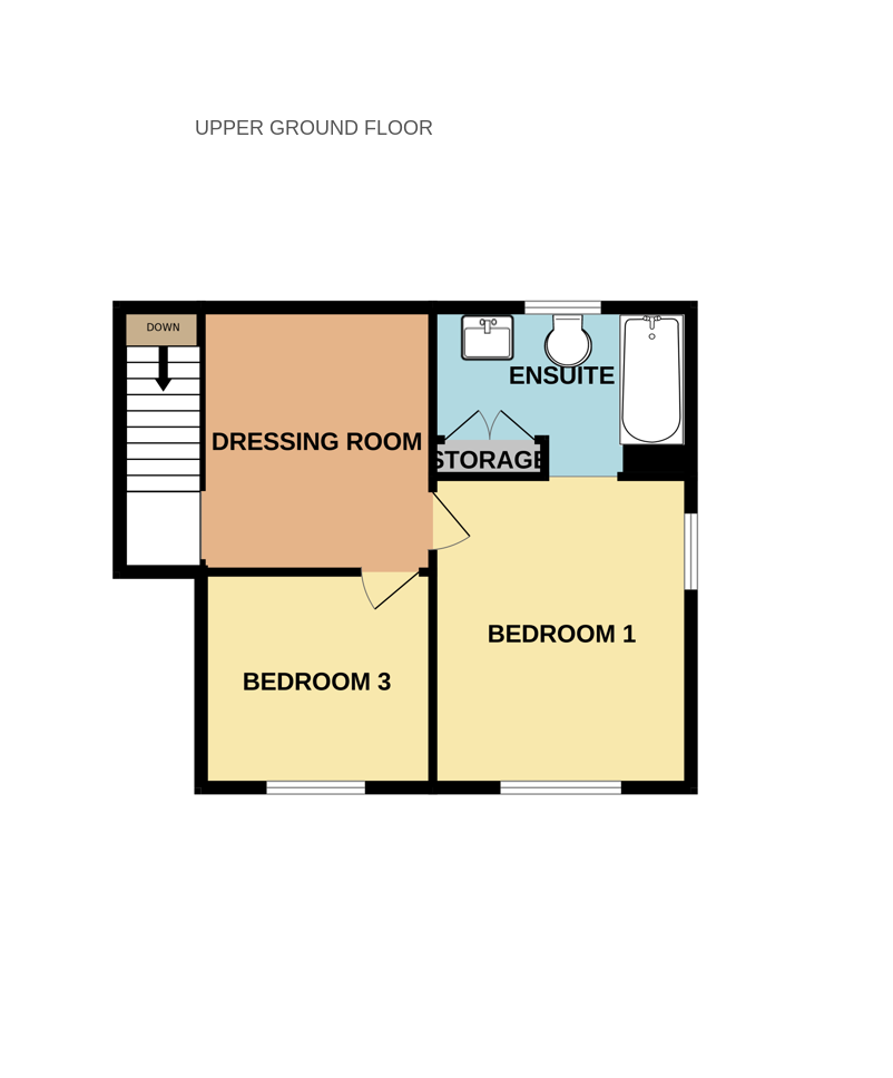 Hurst Barn, Hurst Barn, Hook floorplan