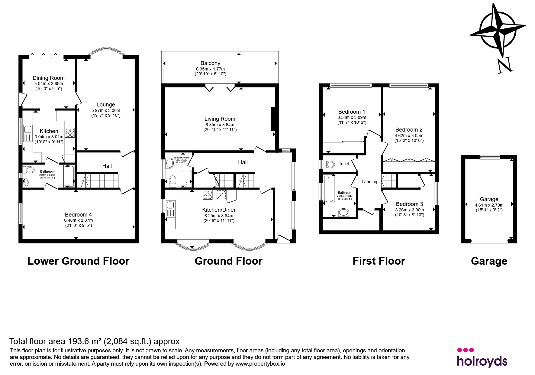 21, Scott Lane, Keighley floorplan