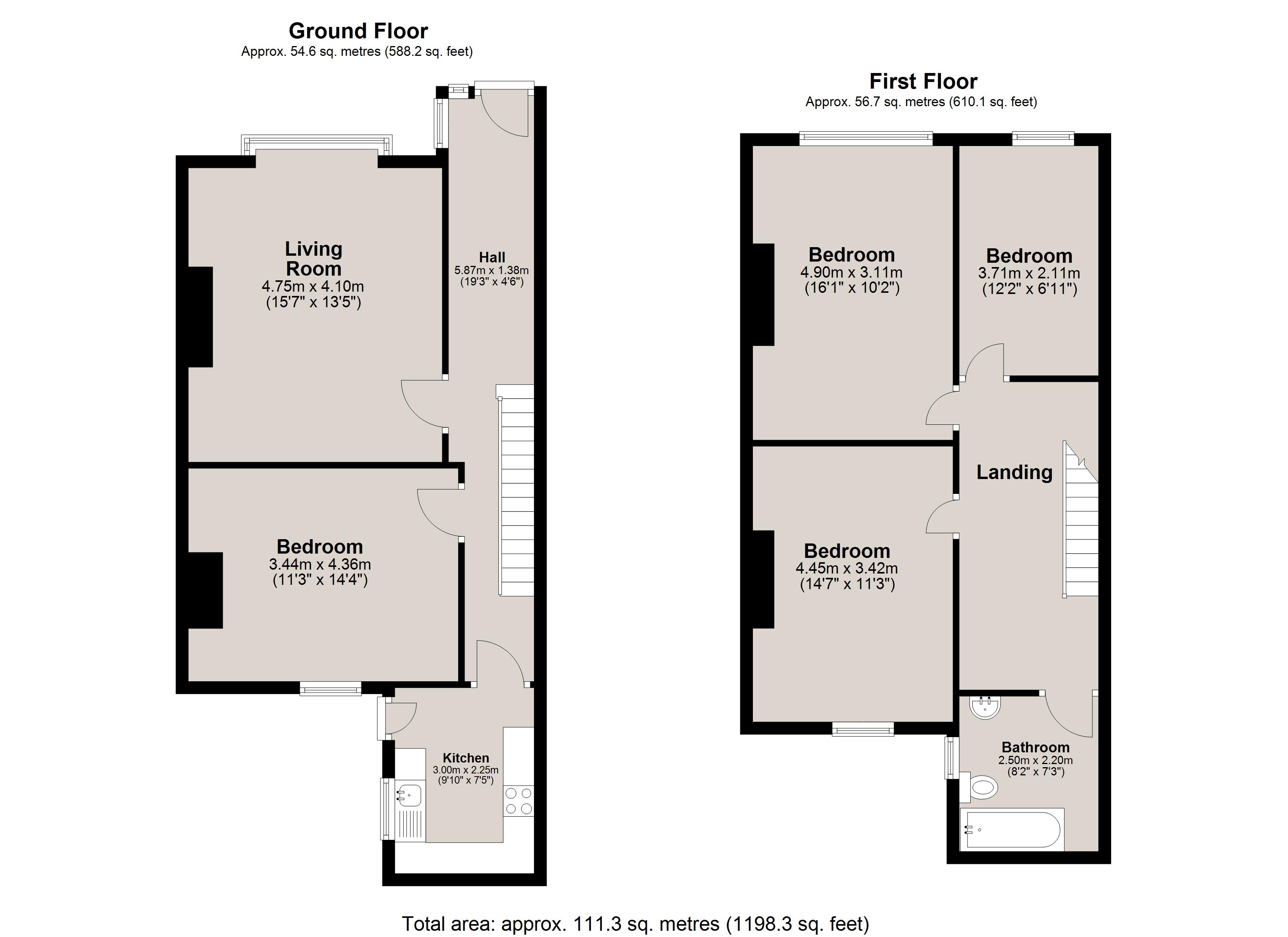 126, Chillingham Road, Newcastle Upon Tyne floorplan