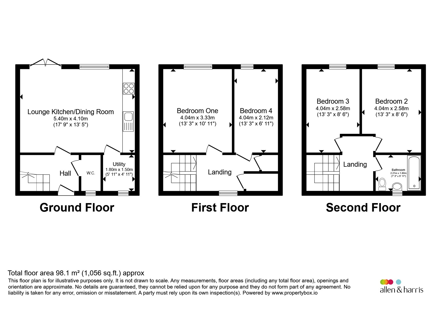 13, Moorfoot Place, Irvine floorplan