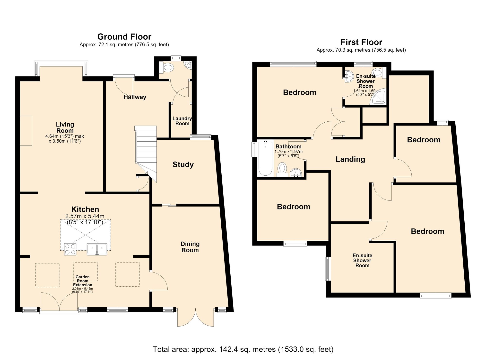 34 Berwick Drive, Burnley floorplan