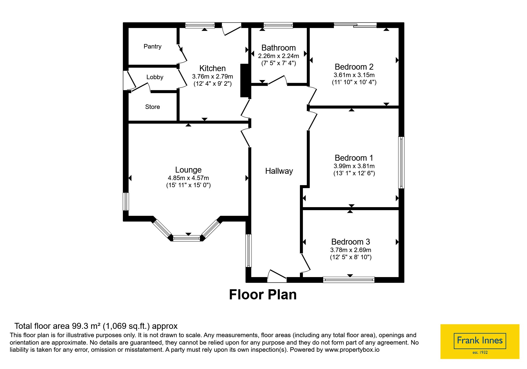 11a,, Eaton Avenue, Derby floorplan