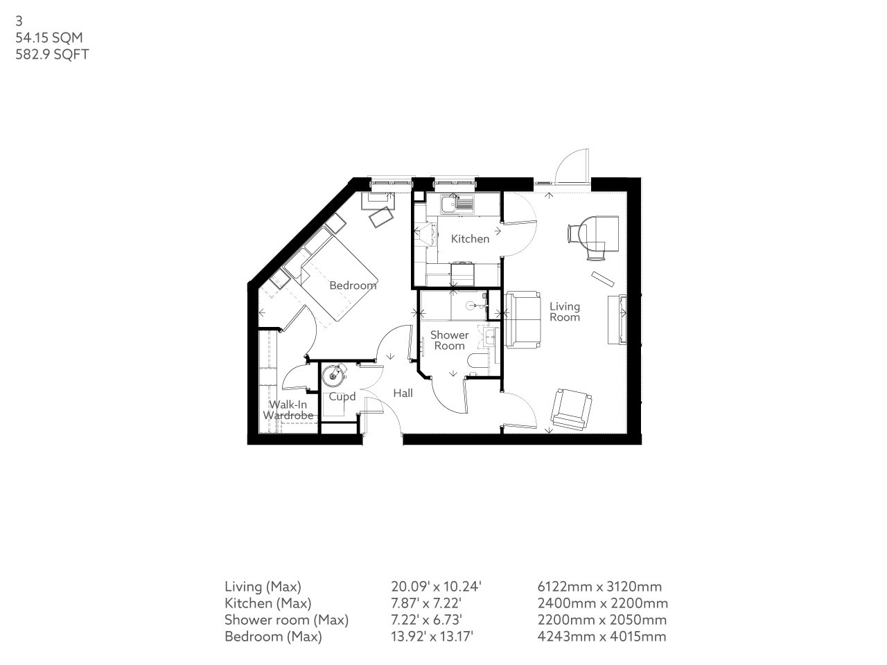 3, Alton floorplan