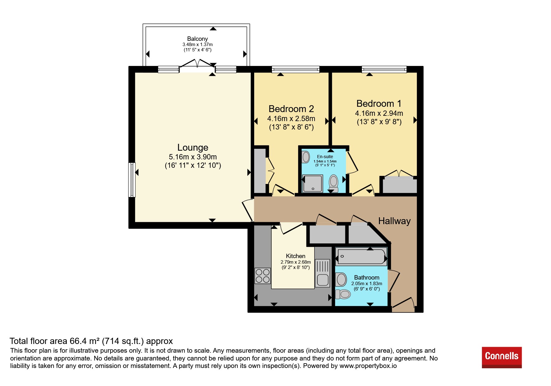 Flat 22, Harlands House, Harlands Road, Haywards Heath floorplan
