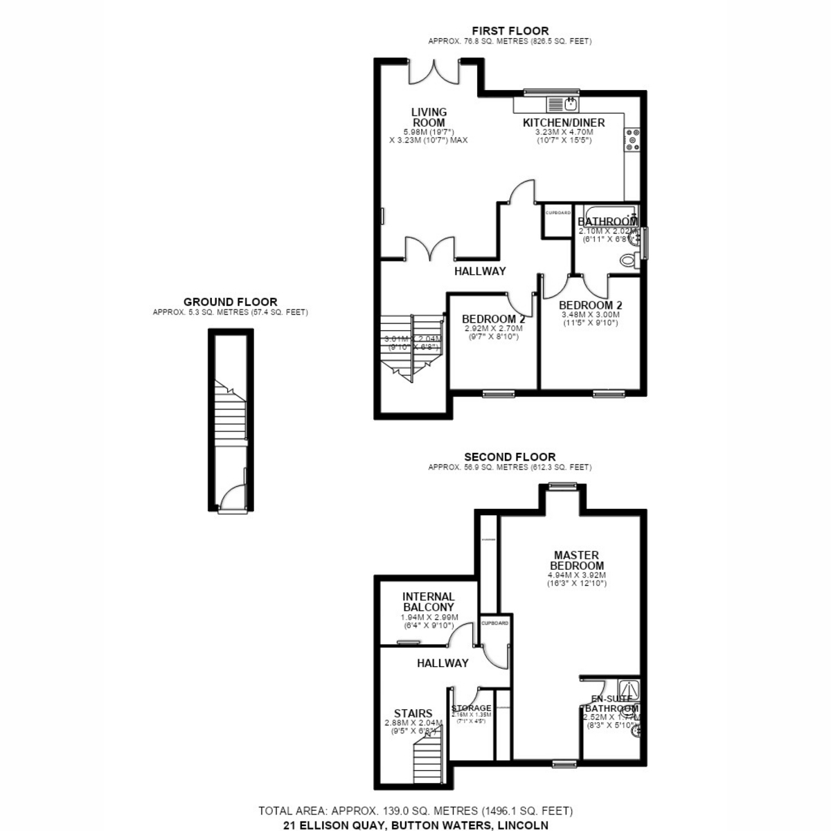Ellison Quay, Burton Waters, Lincoln floorplan