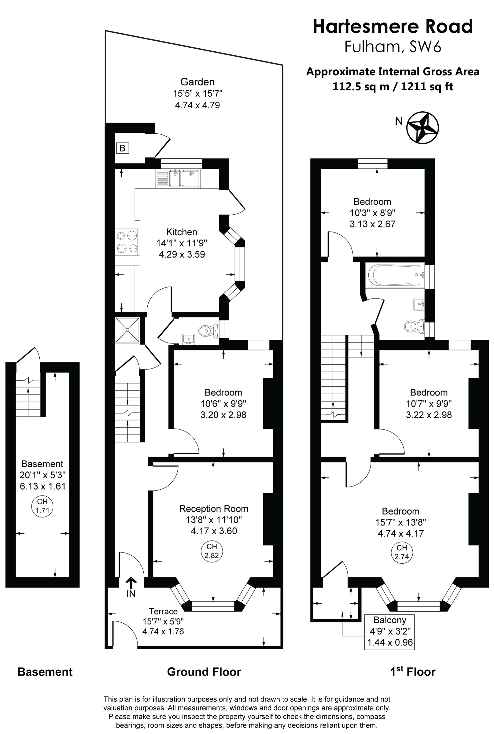 63, Hartismere Road, Fulham floorplan