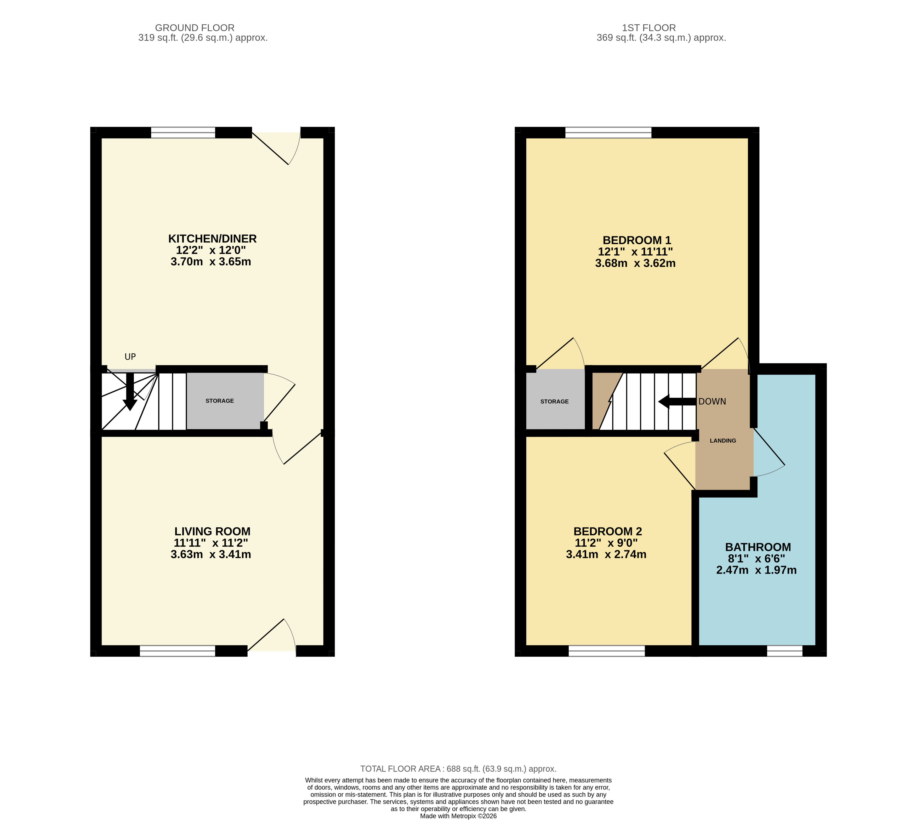 18, Nuttall Street, Alfreton floorplan