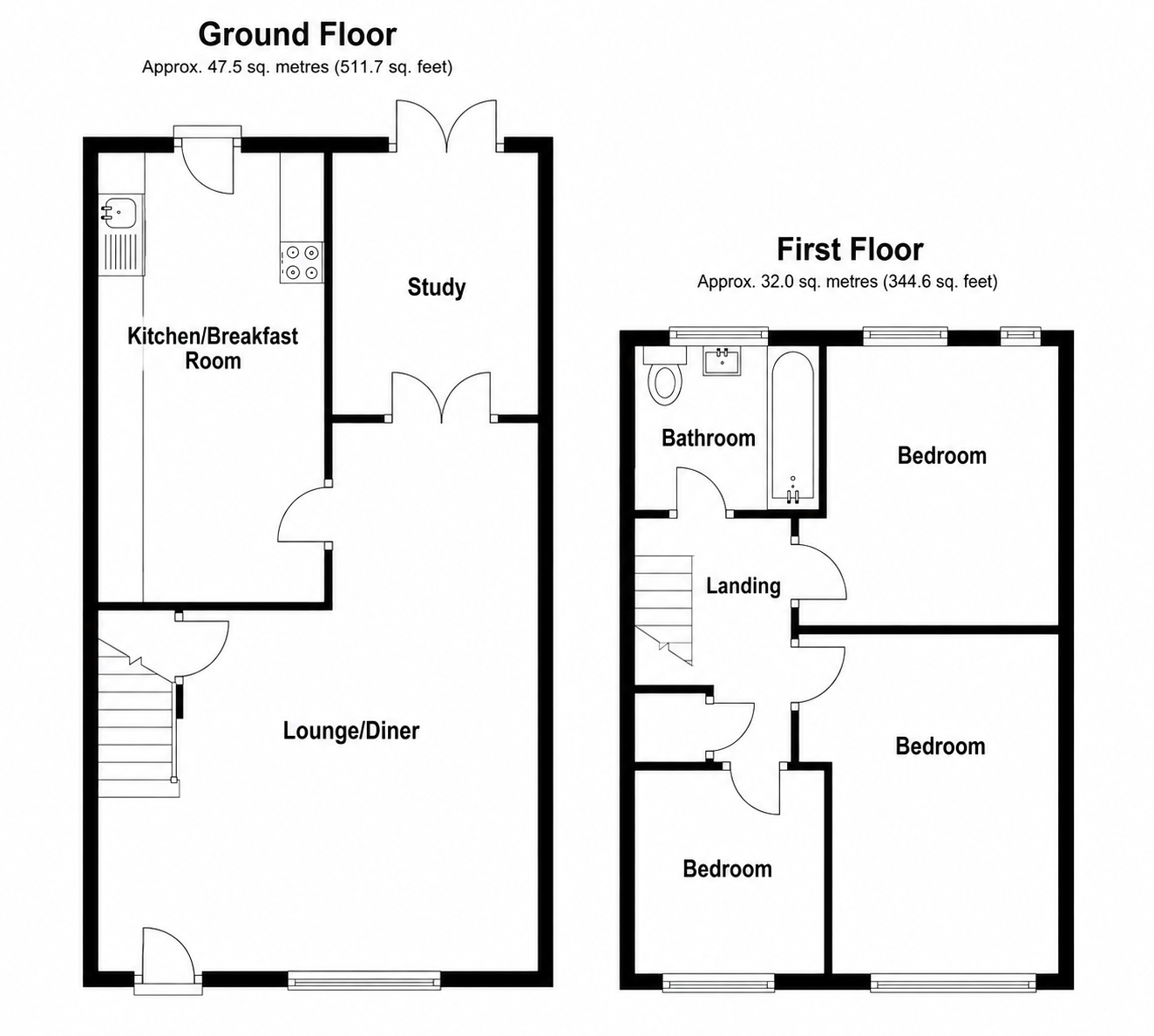 175, Cherry Garden Lane, Saffron Walden floorplan