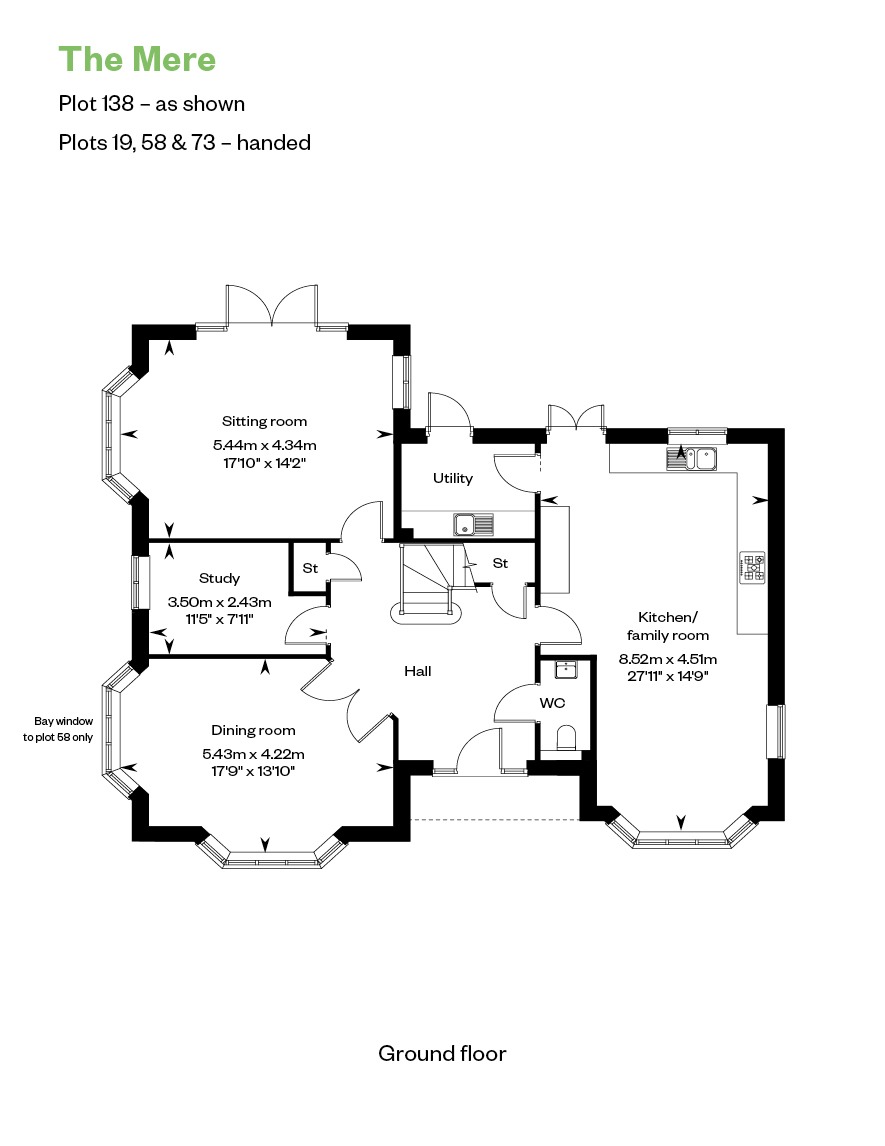The Mere, 14 Garrard Way, Kelvedon floorplan