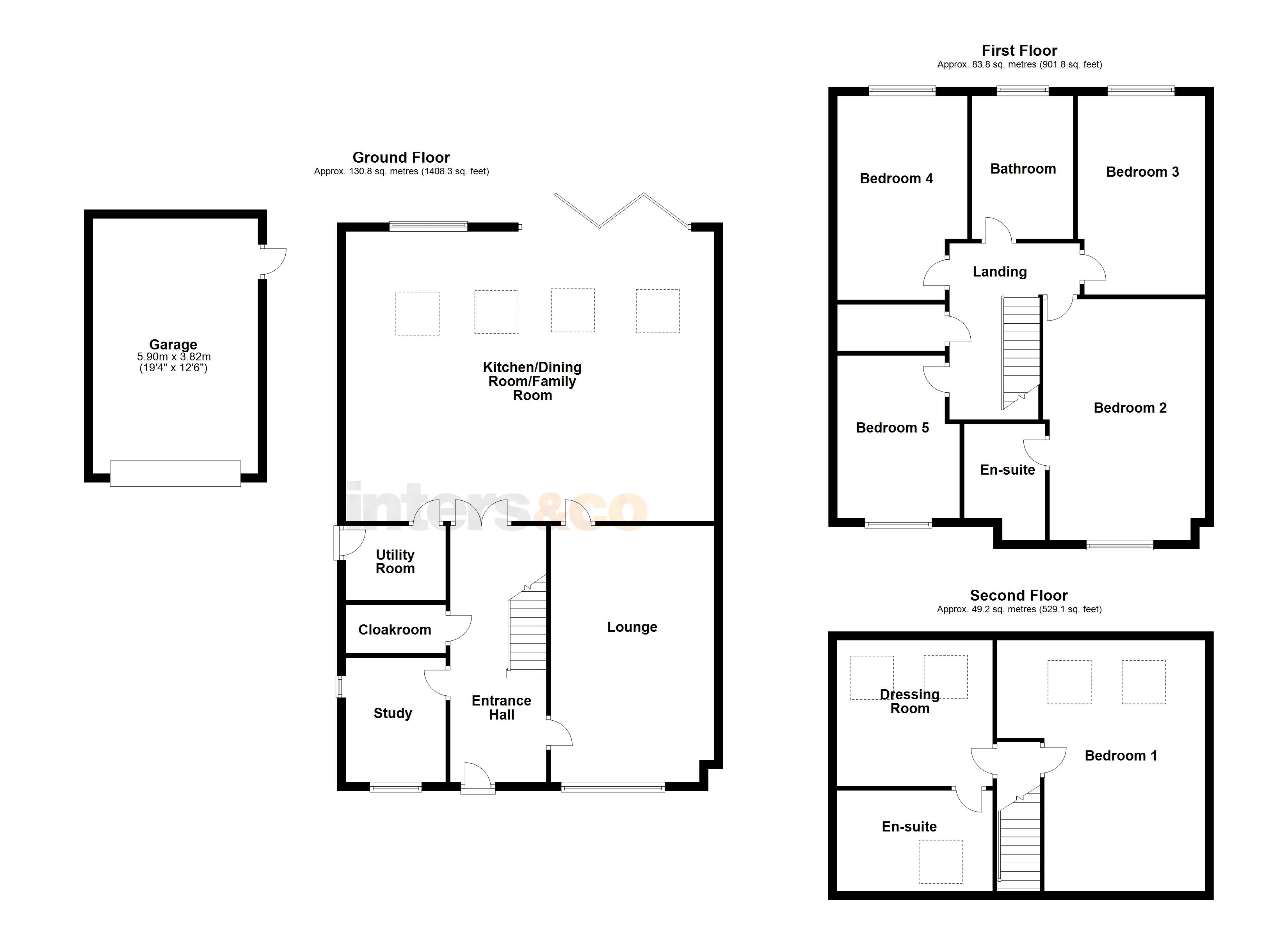 Earith Road, Colne, Huntingdon PE28, 5 bedroom detached house for sale
