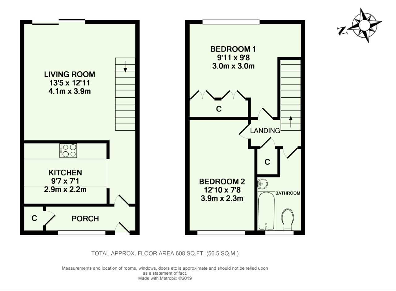 2 Bedrooms Semi-detached house for sale in Coomb Field, Edenbridge TN8