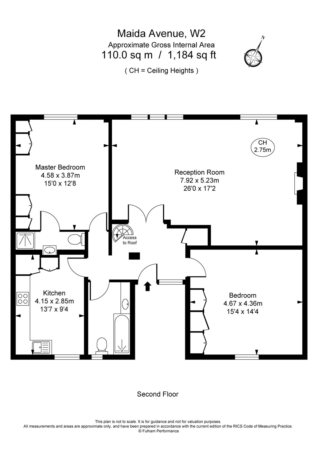 2 Bedrooms Flat for sale in Maida Avenue, London W2