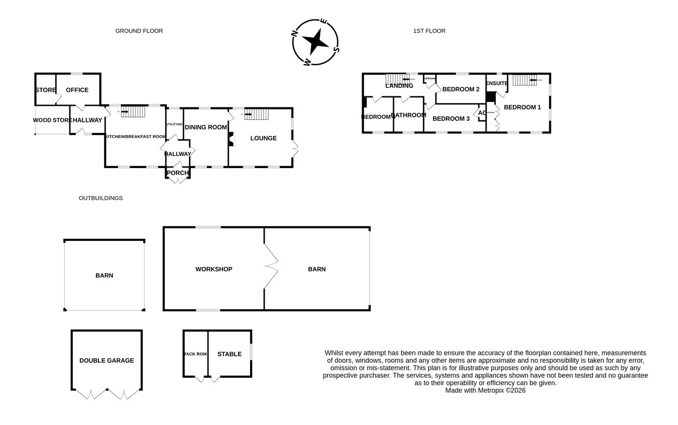 Bow Cottage, Bow Lane, Tewkesbury floorplan