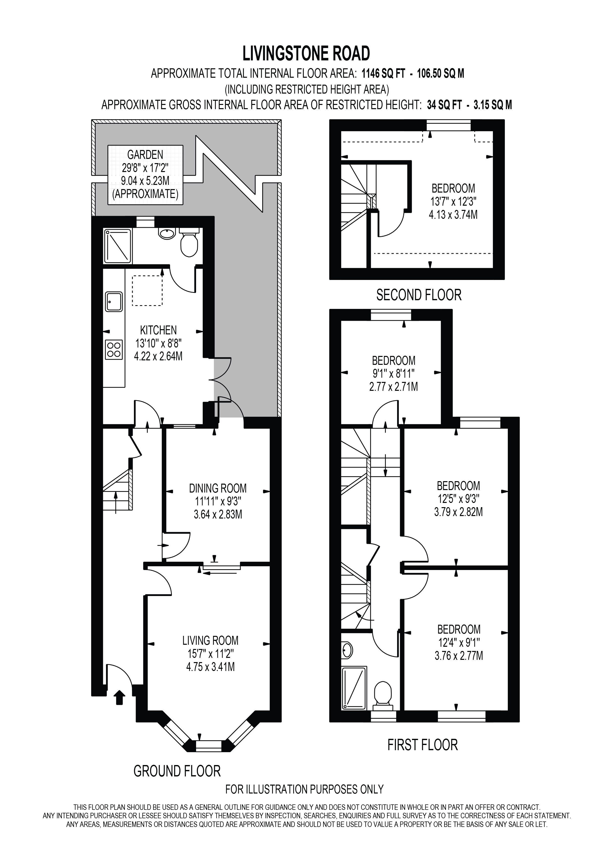 69, Livingstone Road, Surrey floorplan