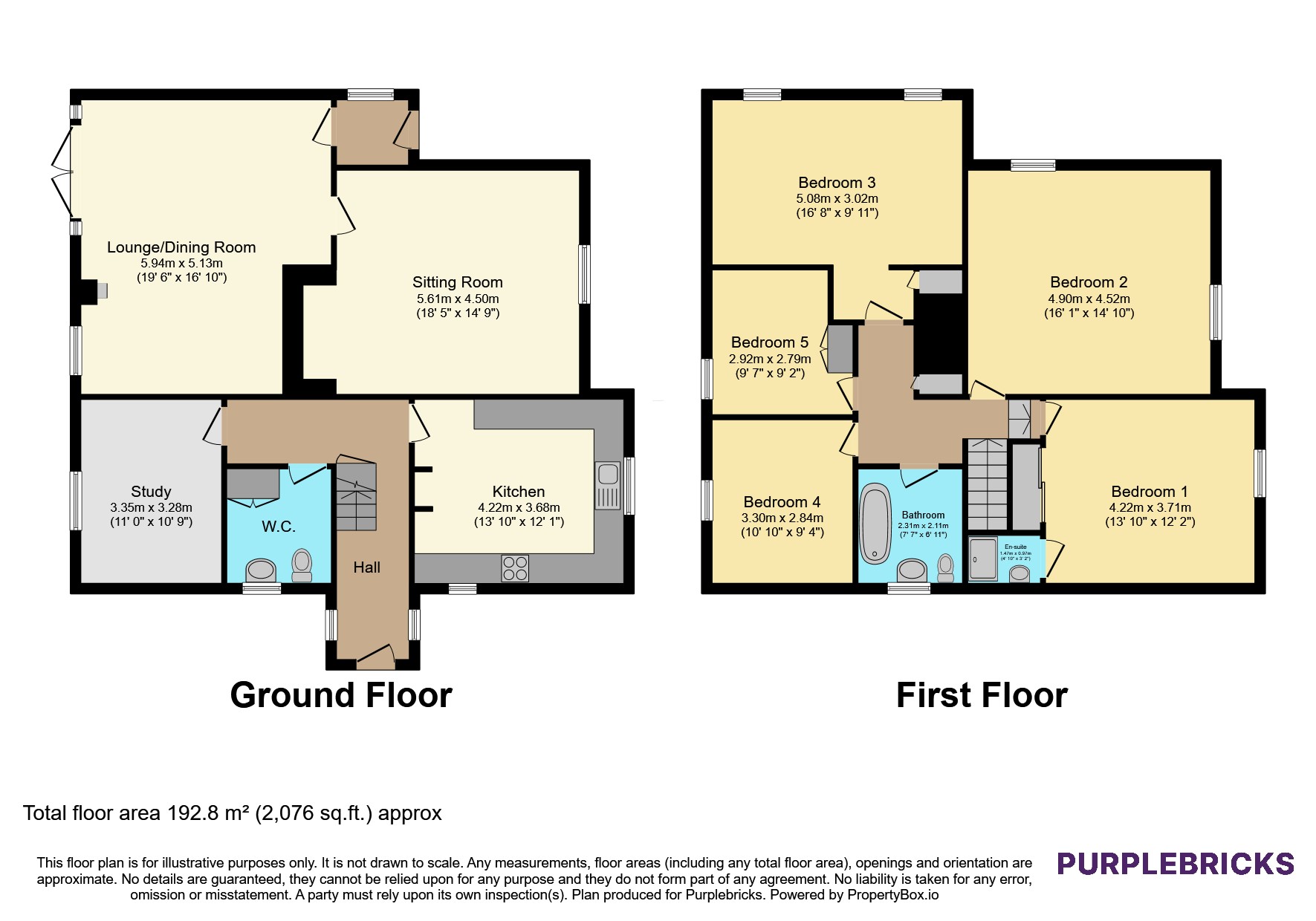 Brook House, Wimland Road, Horsham floorplan